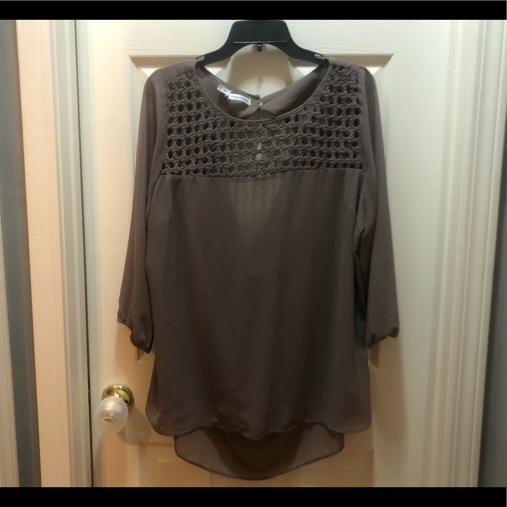 Purple blouse maurices
